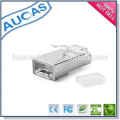 RJ11 Conector RJ45 Conector PCB Jack modular / conector chapado en oro 8p8c blindado